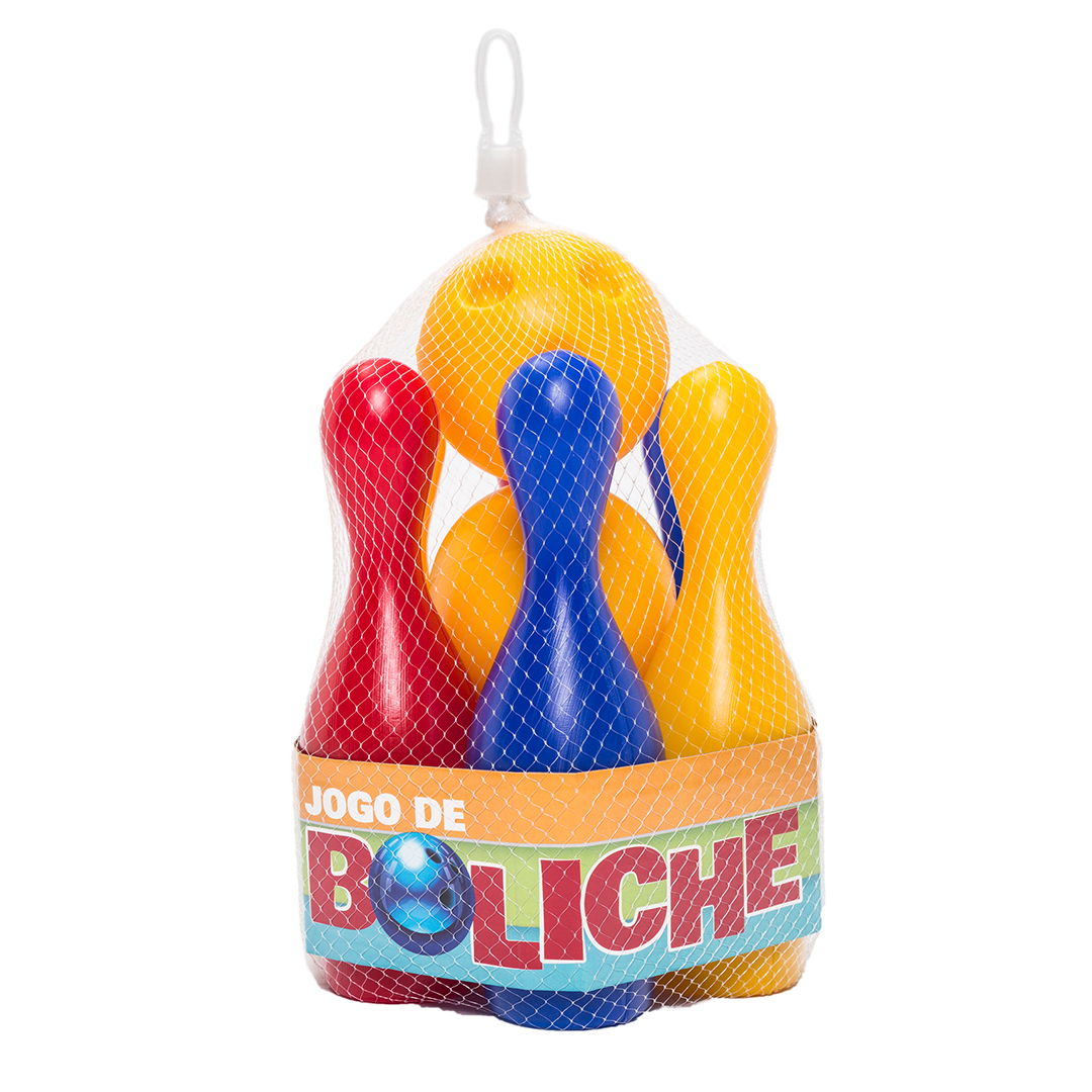 JOGO DE BOLICHE INFANTIL 8 PEÇAS - JOGO DE BOLICHE INFANTIL 8