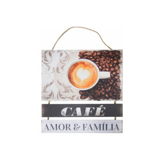 Placa De Madeira Frases Café Para Pendurar Placa De Madeira Frases Café Para Pendurar