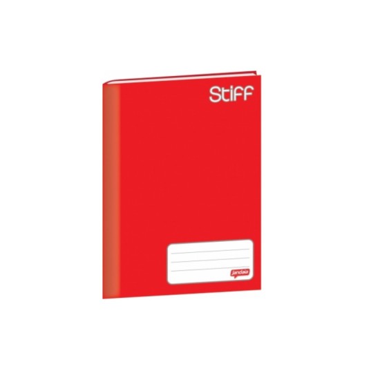 Caderno Stiff Vermelho 96 folhas - Jandaia