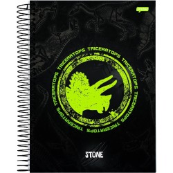 Caderno Espiral Universitário 10 Matérias Stone - Jandaia