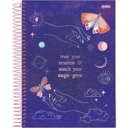 Caderno Universitário Mystic 80 Folhas - Jandaia 