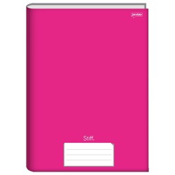  Caderno Brochura Stiff Rosa 96 Folhas  - Jandaia