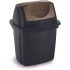 Lixeira Eco Basculante 4,9 L Preta com Tampa – Plasútil