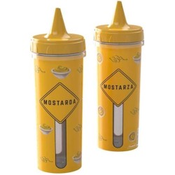 Bisnaga Mostarda Retro 250ml - Plasútil