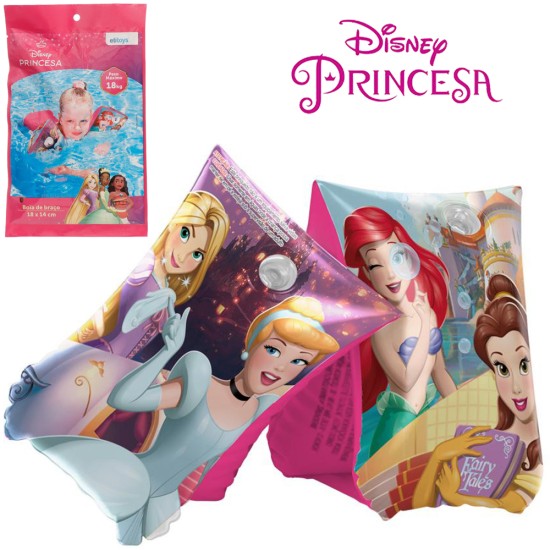 Boia de Braço Inflável das Princesas da Disney - 18x14cm