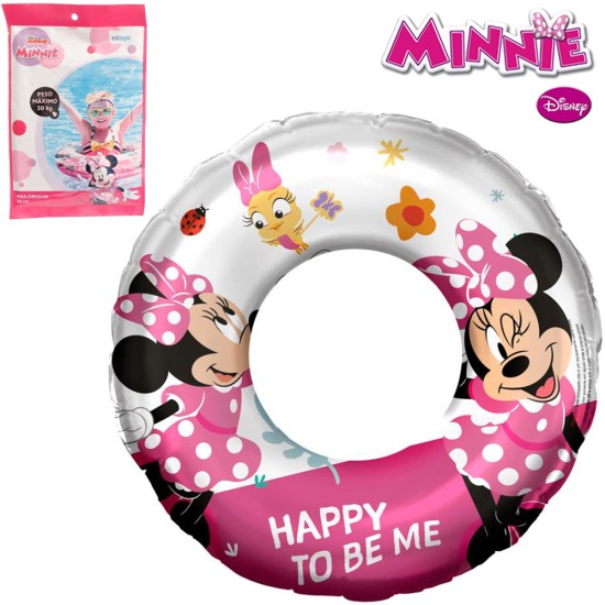 Boia Circular Inflável da Minnie 56cm