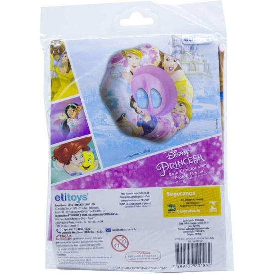 Boia Circular Inflável das Princesas 56cm - Modelo Fralda