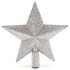 Ponteira de Árvore Estrela Prata 24x22cm