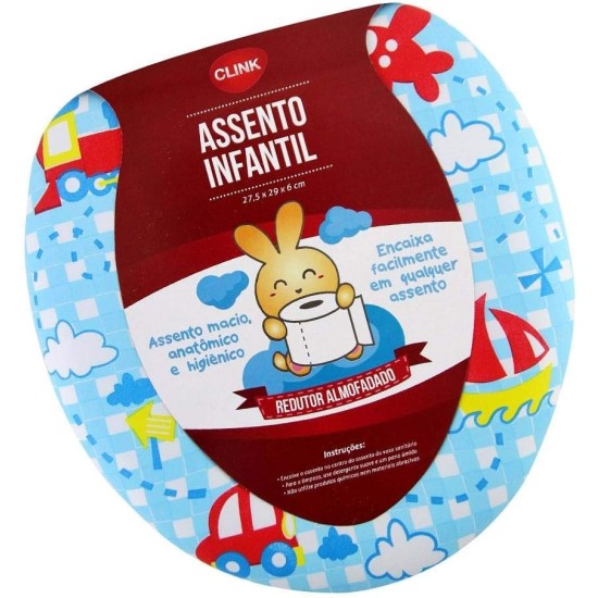  Assento Sanitário Infantil - Estampas Variadas - Marca Clink