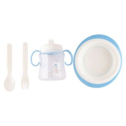 Kit 4 Peças Papinha Plástico PP - Clink