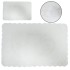 Toalha Lugar Americano de PVC Branco 46x31,4cm