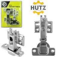 Kit 2 Dobradiças Retas Niquelado Hutz Kit 2 Dobradiças Retas Niquelado Hutz