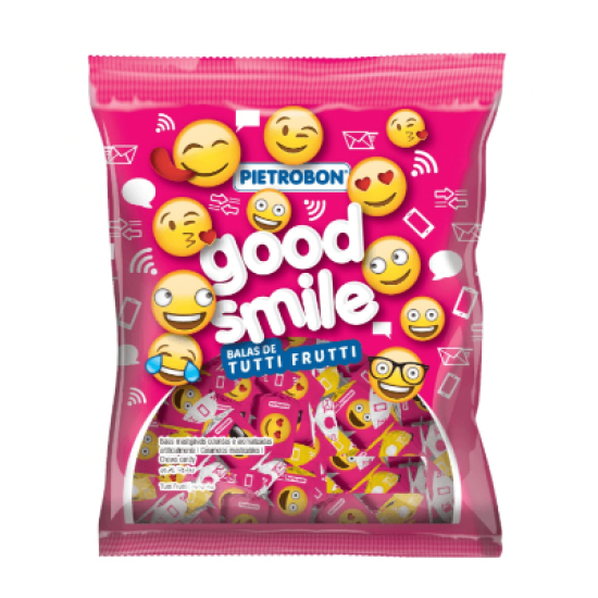 Bala Good Smile Tutti Frutti 60g - Pietrobon Bala Good Smile Tutti Frutti 60g - Pietrobon