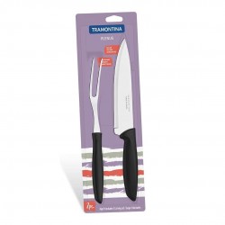 Conjunto Para Cozinha Faca E Garfo Trinchante 
