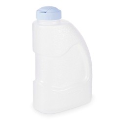 Garrafa De Plástico Com Tampa Branca 1,6 Litros