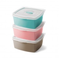 Kit Potes 3 Peças 1,3 Litros 