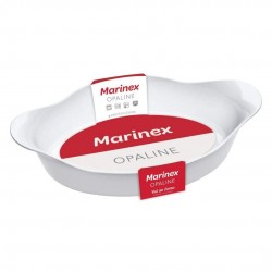 Assadeira De Vidro Oval 1Litro 