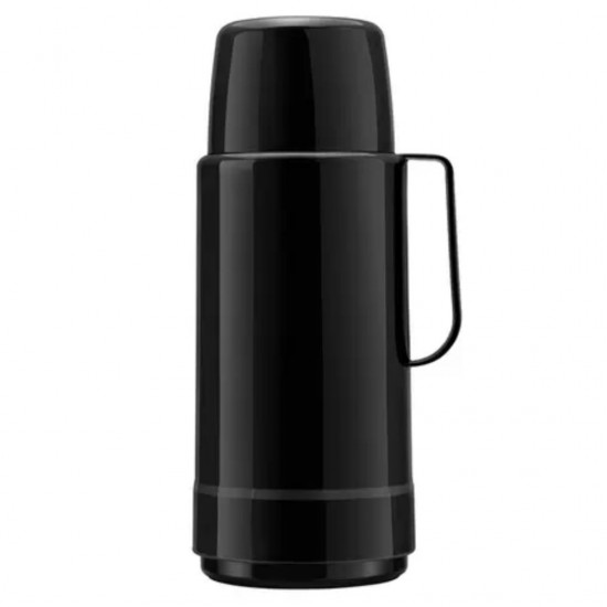 Garrafa Glt De Rosca 1 Litro Preta 