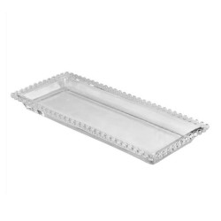 Travessa Cristal Retangular Pearl
