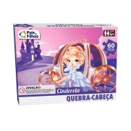 Quebra-Cabeça Cinderela 60 Peças 