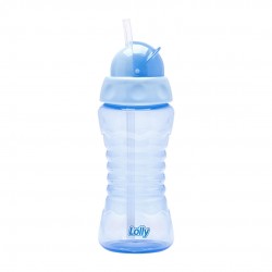 Copo Clean Com Canudo Azul Bebê