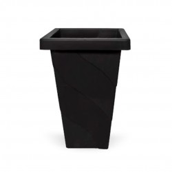 Vaso Para Plantas Elegance Preto 4,5 Litros 