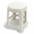 Banqueta Premium Rattan Branca
