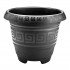 Vaso Para Plantas Redondo Preto 26 Litros
