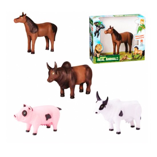 Mini Animais Da Fazenda 1 Peça