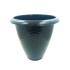 Vaso Para Planta Redondo Rattan Preto 26 Litros