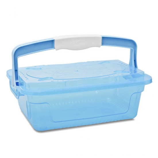 Organizador Infantil Azul Translucido 3 Litros 