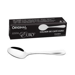Colher de Café em Aço Inox - Linha Euro