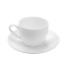Xicara de Café c/ Pires Porcelana Clean 100ml 