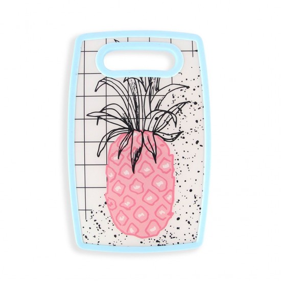 Tábua De Corte Decorada Retangular 