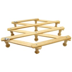 Gancho Retrátil De Madeira Para Parede 32CM