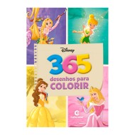Livro 365 Desenhos Para Colorir Disney Princesas E Fadas 