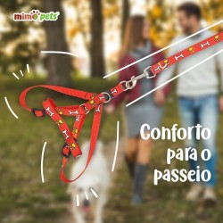 Guia Corrente Para Cães Com Peitoral 