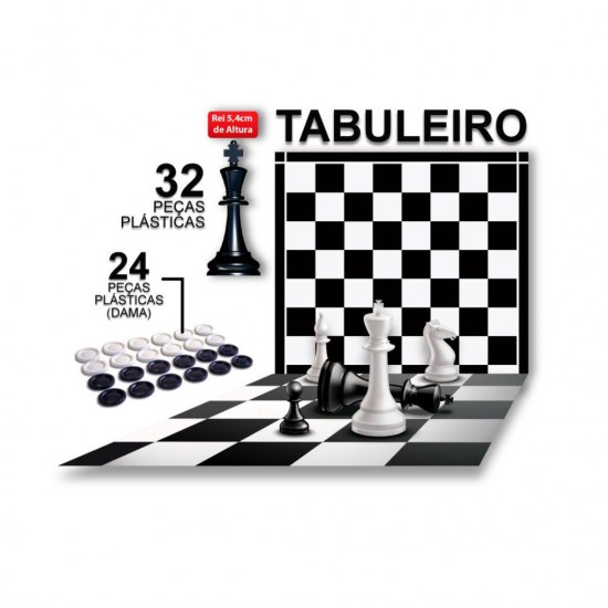 Jogo Xadrez E Dama 