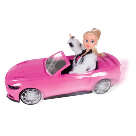 Flash Girl Boneca Com Carro