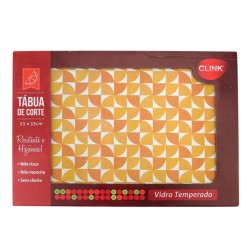 Tábua De Corte Em Vidro Decorada Estampas Sortidas