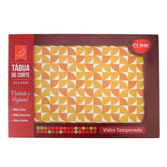 Tábua De Corte Em Vidro Decorada Estampas Sortidas