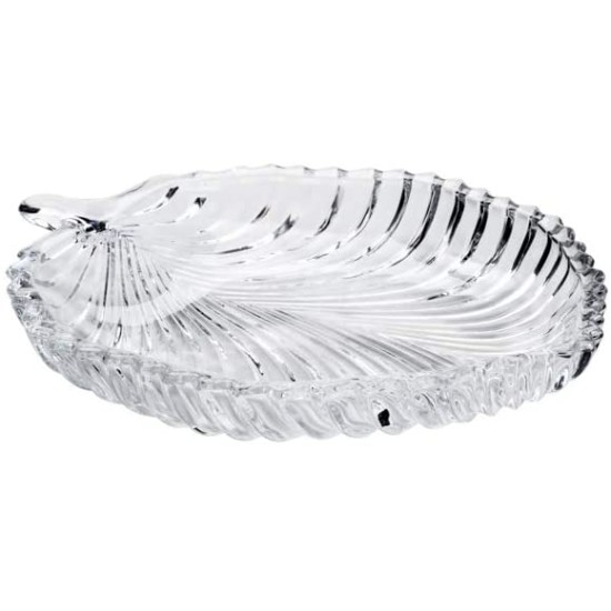 FOLHA DEC CRISTAL LEAF 20,5X17X2,5CM FOLHA DEC CRISTAL LEAF 20,5X17X2,5CM
