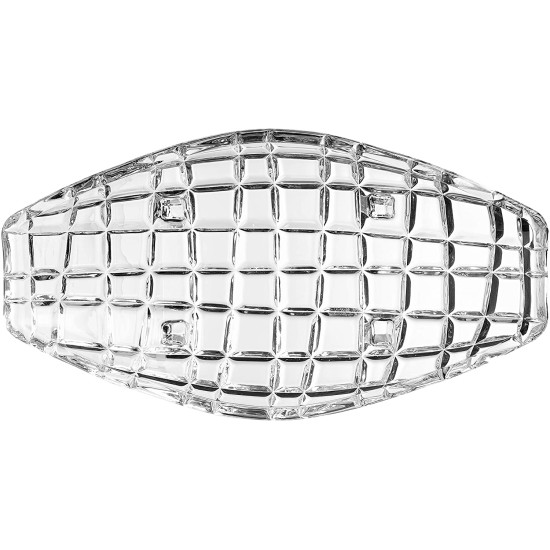CENTRO DE MESA CRISTAL DELI 26X14X5,5CM CENTRO DE MESA CRISTAL DELI 26X14X5,5CM