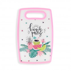 Tábua De Corte Decorada Retangular 