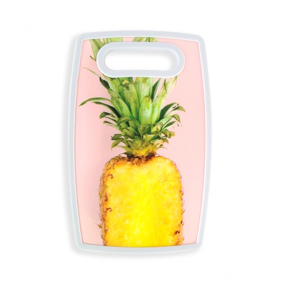 Tábua De Corte Decorada Retangular 