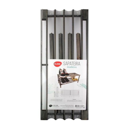 Sapateira Organizadora Madeira 2 Andares 