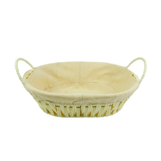 Cesto Oval Estampado Para Pães 