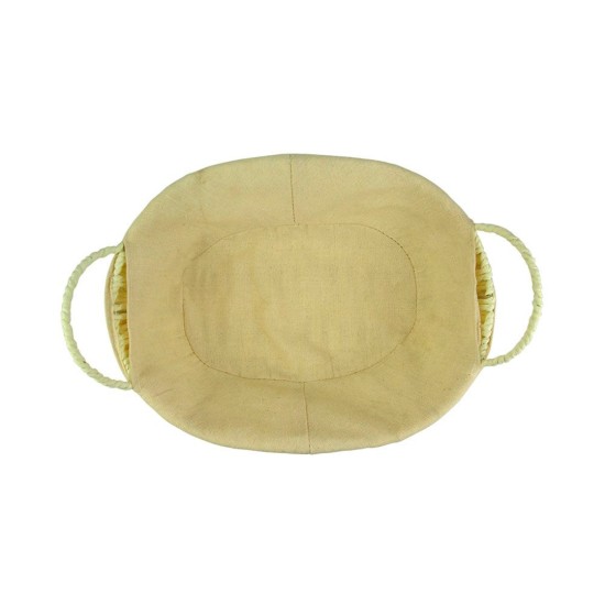 Cesto Oval Estampado Para Pães 
