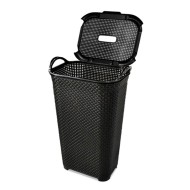 Cesto Rattan Com Tampa Basculada 