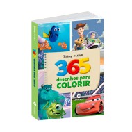 Livro 365 Desenhos Para Colorir Disney Pixar 